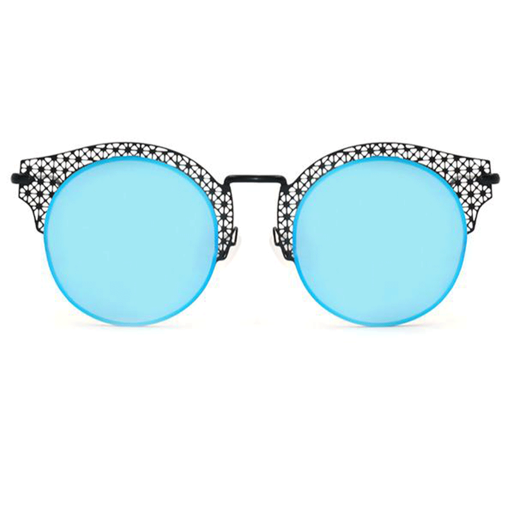 Angel Blue Round Sunglasses – TopFoxx