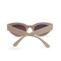TopFoxx - Elizabeth - Nude Oversized Cat Eye Sunglasses for women - Cat Eye shades for women - Back Profile
