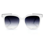 Coco - Red Velvet Frame Black Lens Wayfarer Sunglasses