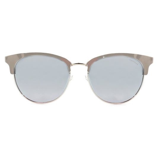 TopFoxx - Marilyn - Silver Mirrored Polarized Womens Sunglasses - Polarized Sunnies