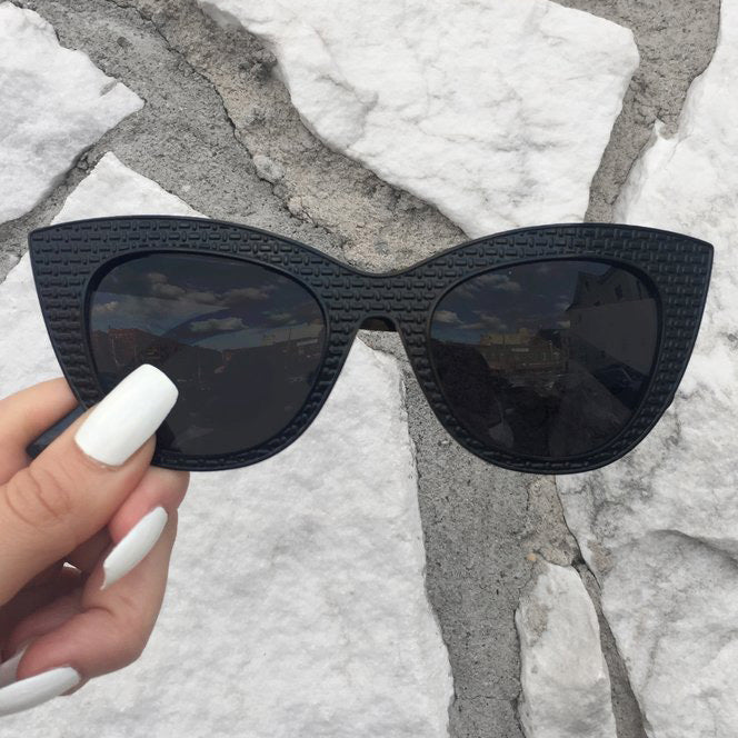 Topfoxx Sunglasses Selena Cat Eye Black