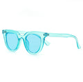 Topfoxx Sunglasses Brittany Coral Blue Crystal Frame