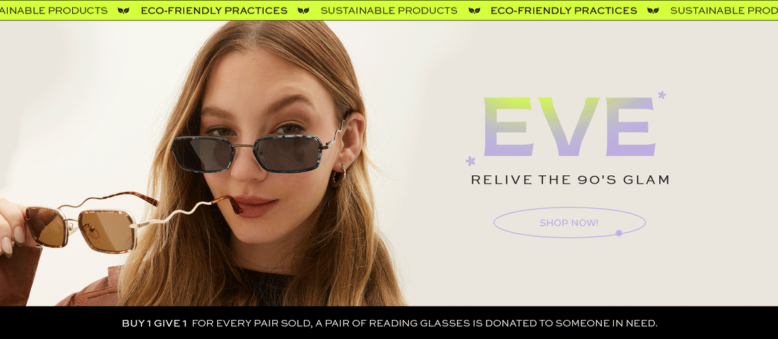 TopFoxx - Eve - 90s Sunglasses