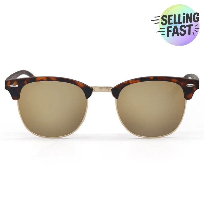 The Masters – Mirrored Brown Clubmaster Sunglasses