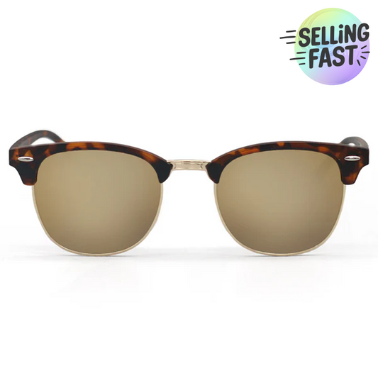 The Masters – Mirrored Brown Clubmaster Sunglasses