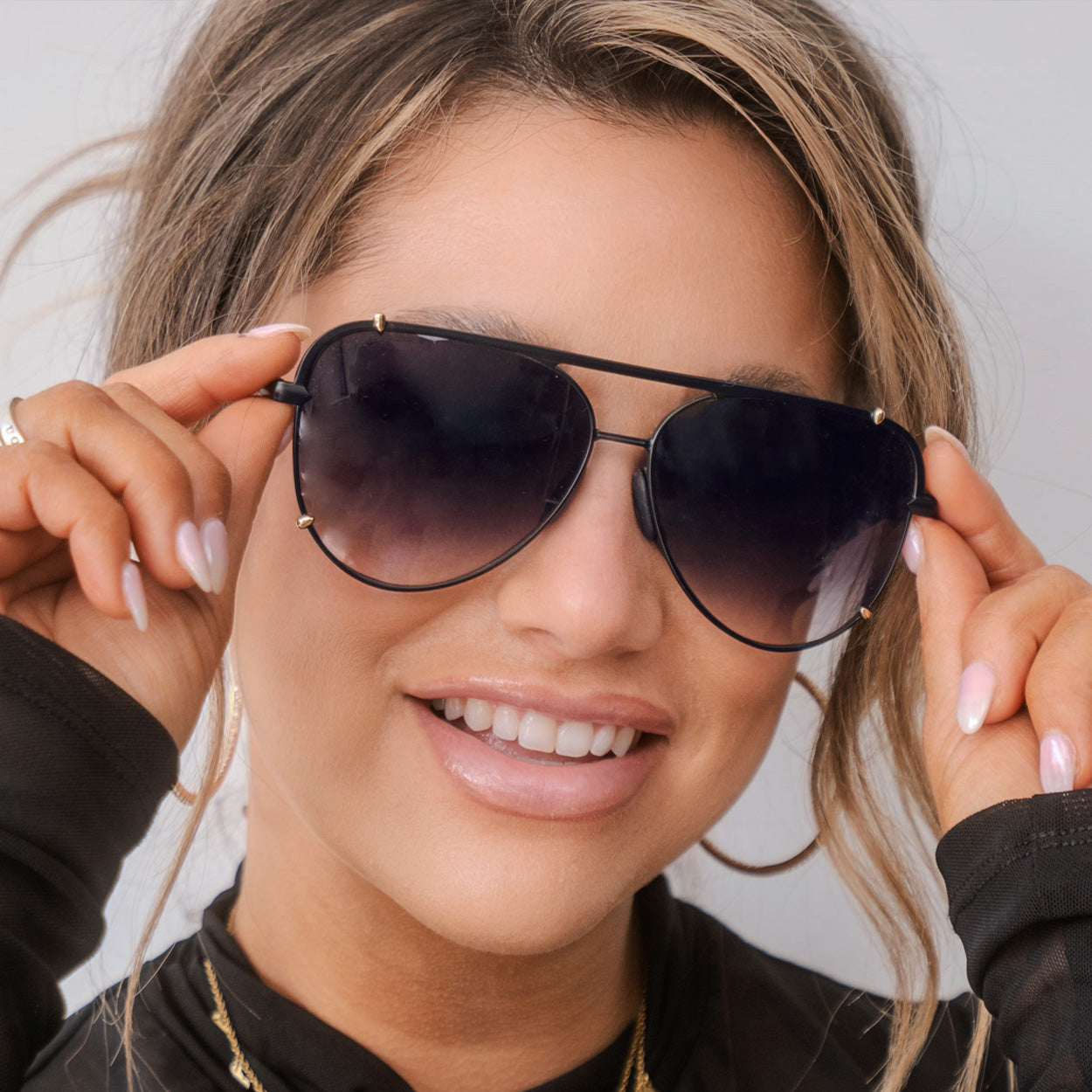 TopFoxx Sustainable SOPHIA - White Women's Sunglasses