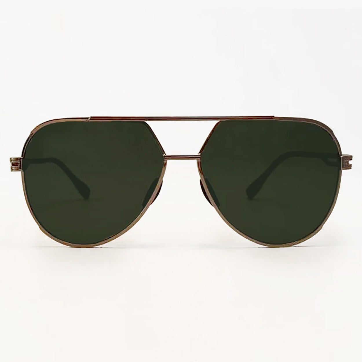 トップス TOM47 Untangled x Emily - Olive Tangle Free Aviator Sunglasses – TopFoxx