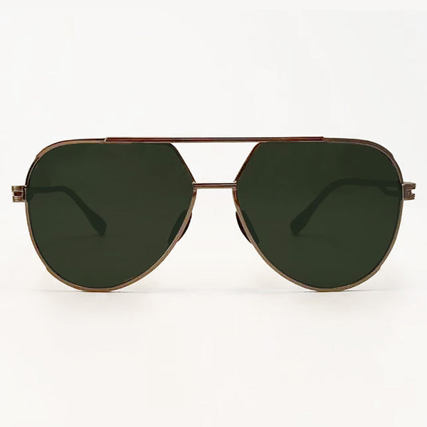 Untangled x Emily - Olive Tangle Free Aviator Sunglasses – TopFoxx