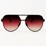 Untangled X Emily - Tangle Free - Brown Aviator Sunglasses