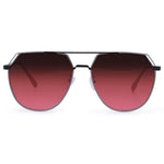 Farrah - Midnight Square Aviator Sunglasses