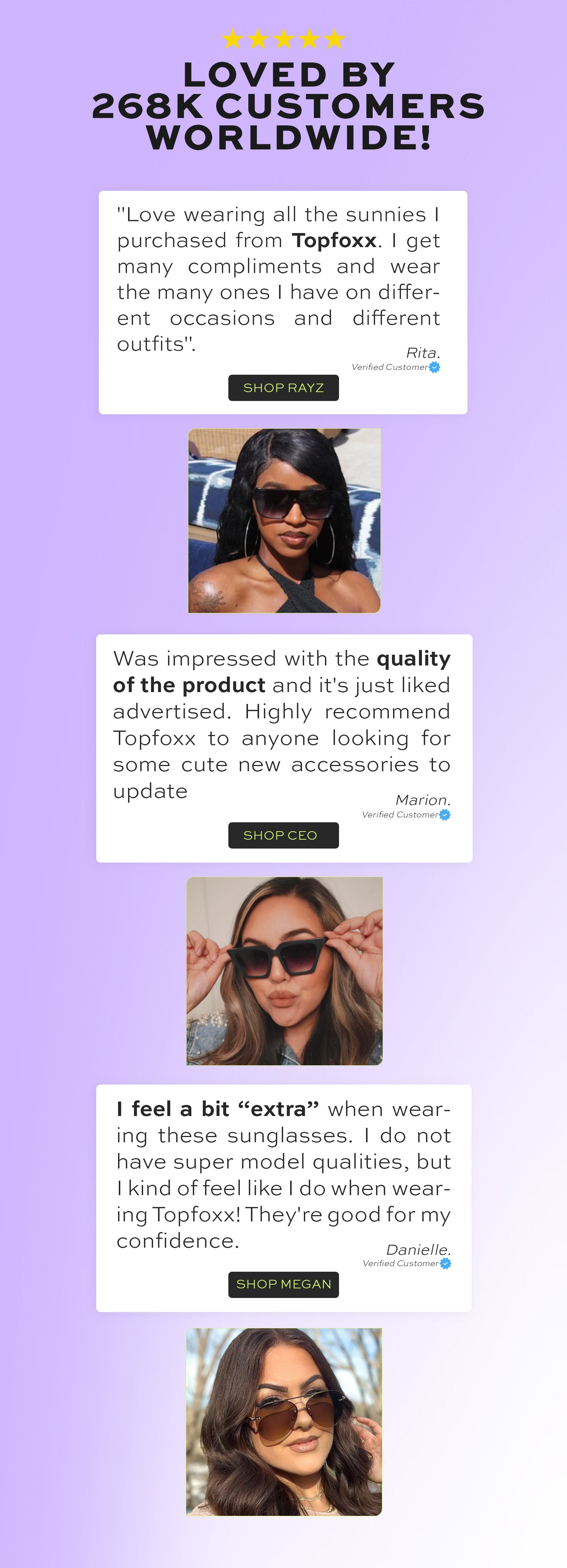 Cristina Tangle Free Aviators - Mirrored Red – TopFoxx