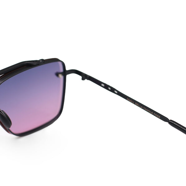 Smaller Bella Faded Purple and Pink - Tangle Free Aviator Sunglasses