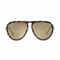 Ivy Luxe - Bronze Tangle-Free Round Aviator Sunglasses