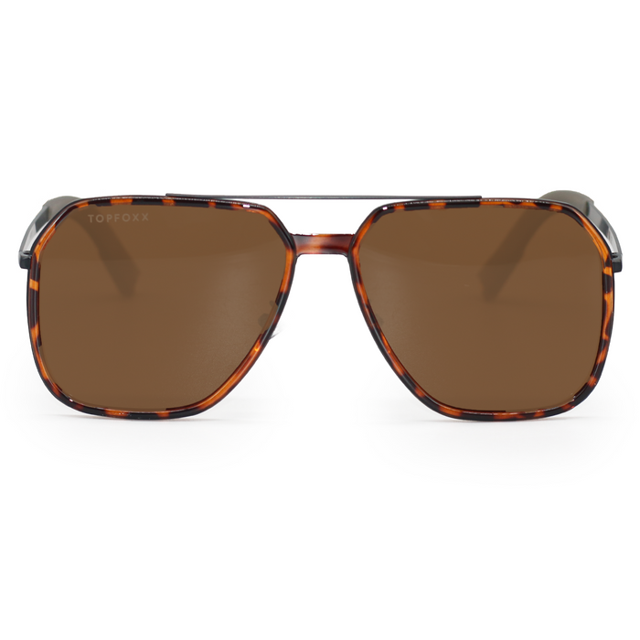 Nova Black - Squared Aviators - TopFoxx Nova Black - Squared Aviators - TopFoxx