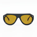 Vega Shield - Matte Black & Yellow