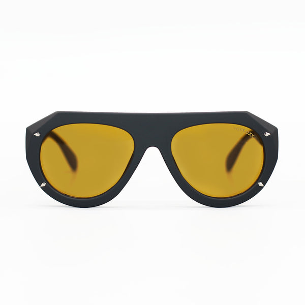 Vega Shield - Matte Black & Yellow