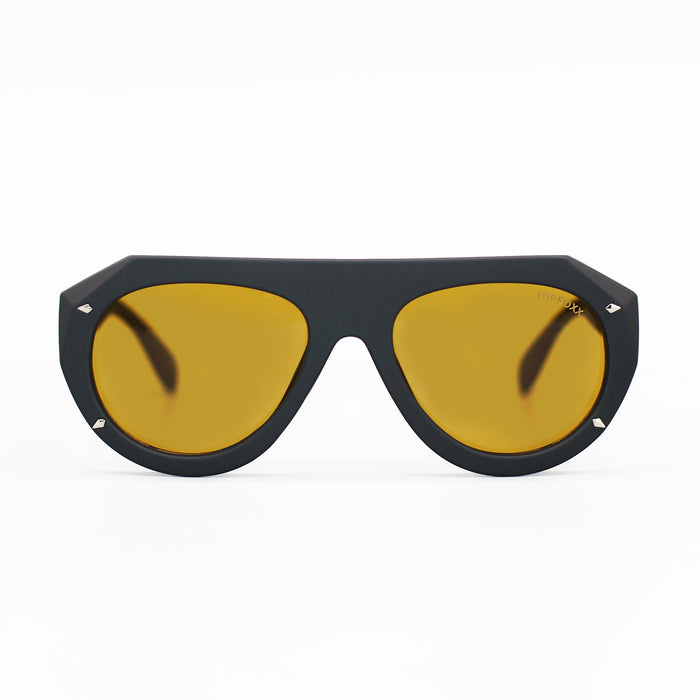 Vega Shield - Matte Black & Yellow