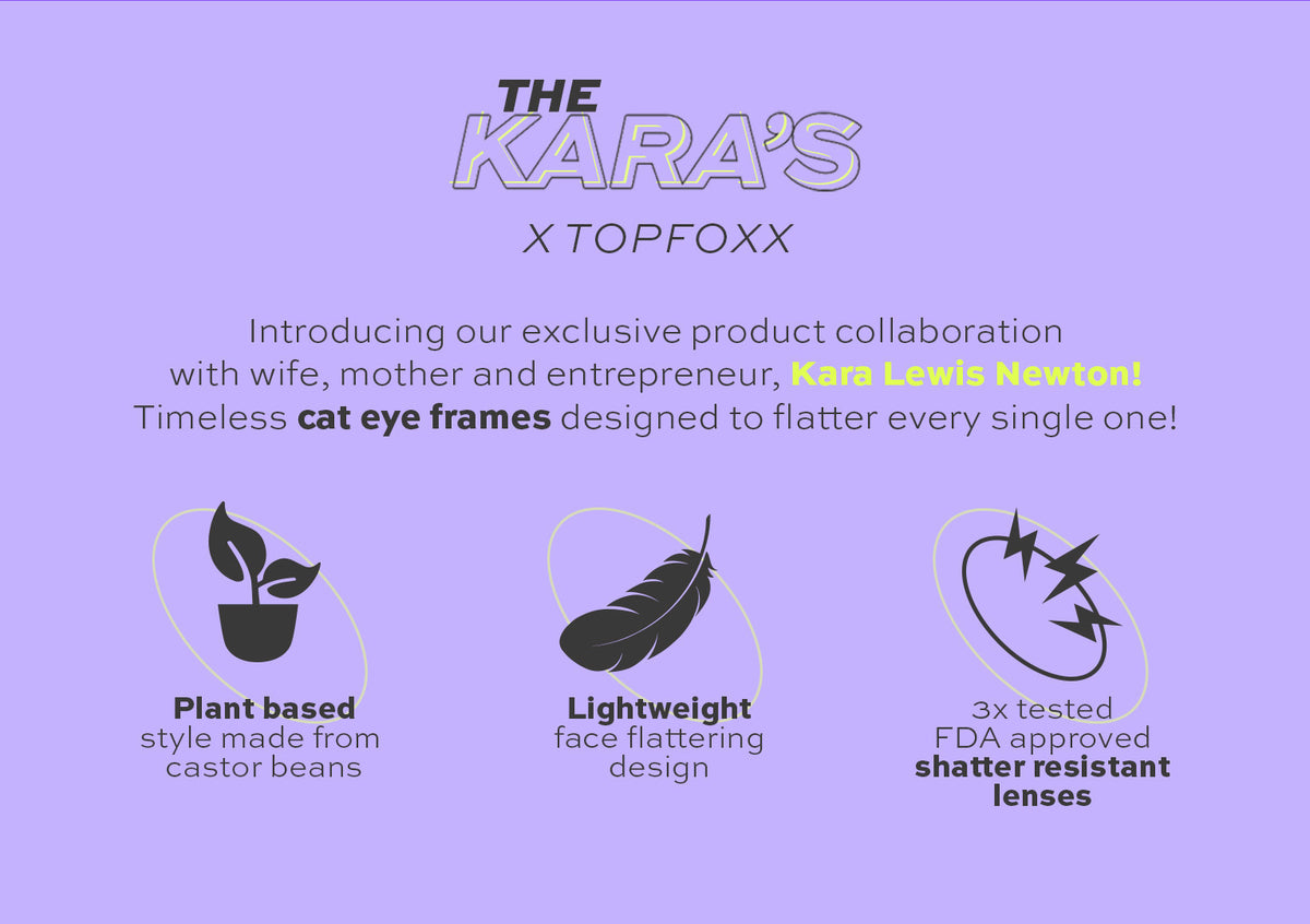 Kara Mirrored Blue - Tangle Free Cat Eye Sunglasses - Certified Shatter ...