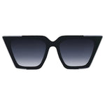 The CEO - Nude Frame Brown Lens Cateye Sunglasses
