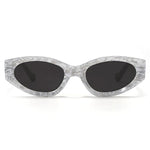 Kat x Money Moves - Grey Cateye Sunglasses