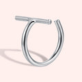 Topfoxx Jewelry Sterling Silver Lip Ring Charisma Silver