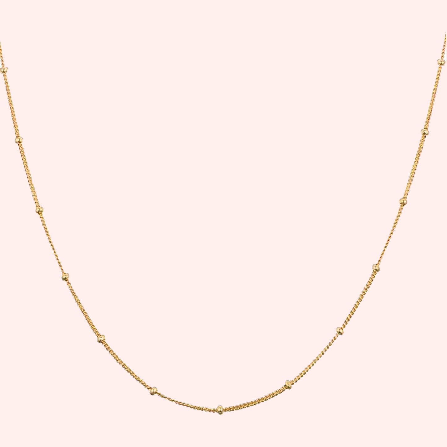 Topfoxx Jewelry Sterling Silver Necklace Whisper Gold Chain