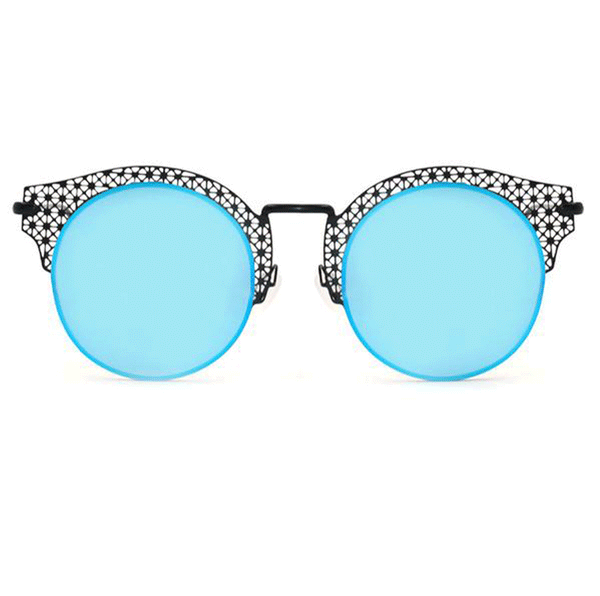 Topfoxx Sunglasses Angel Round Lens Aqua Blue