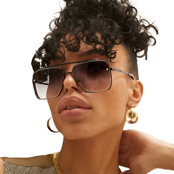 Bella Midnight - Women's Aviator Sunglasses – TopFoxx