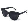 Topfoxx - Selena Black - Oversized Cat Eye Sunglasses for Women - Side Details