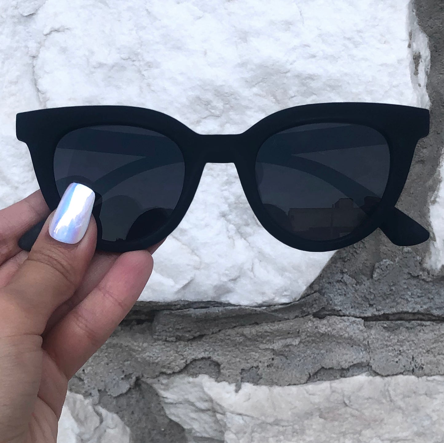 Topfoxx - Brittannt Matte Black -  Sunglasses  For Women  -  Black Shades for Women 