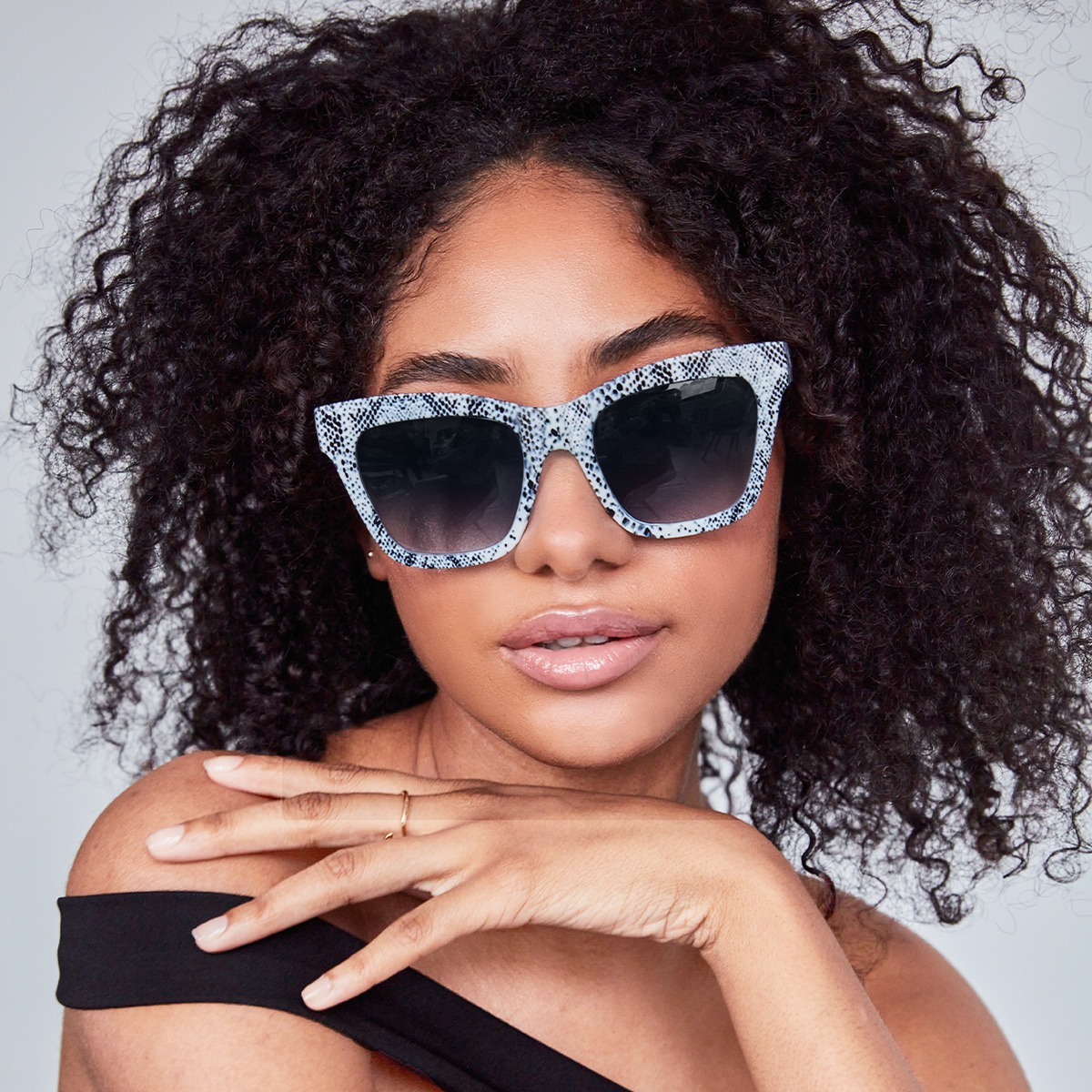 Cosmo Snake Cosmo - Snake Pattern Women's Cat Eye Sunglasses – TopFoxx