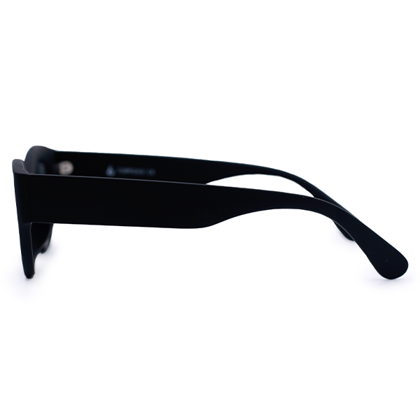 TopFoxx - Elizabeth - Black Oversized Cat Eye Sunglasses for women -  Fashion Sunnies - Side Profle 2