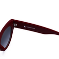TopFoxx - Elizabeth - Ruby Oversized Cat Eye Sunglasses for Women- Stand Out Sunnies - Arms Details