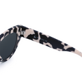 TopFoxx - Elizabeth - Blonde Tortoise Oversized Cat Eye Sunglasses for women - shades for women - Details