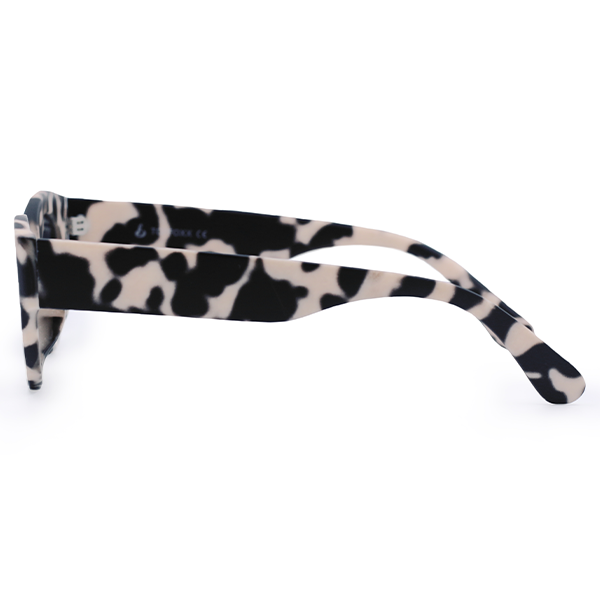 TopFoxx - Elizabeth - Blonde Tortoise Oversized Cat Eye Sunglasses for women - shades for women - Side Profile 2