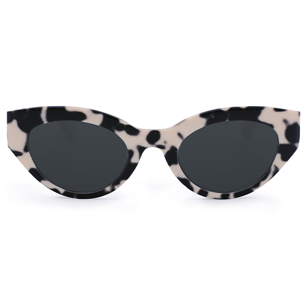 TopFoxx - Elizabeth - Blonde Tortoise Oversized Cat Eye Sunglasses for women - shades for women