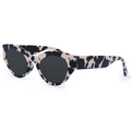 TopFoxx - Elizabeth - Blonde Tortoise Oversized Cat Eye Sunglasses for women - shades for women - Side Profile