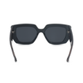TopFoxx - Oversized Black Sunglasses - Incognito Sunnies - Back Profile