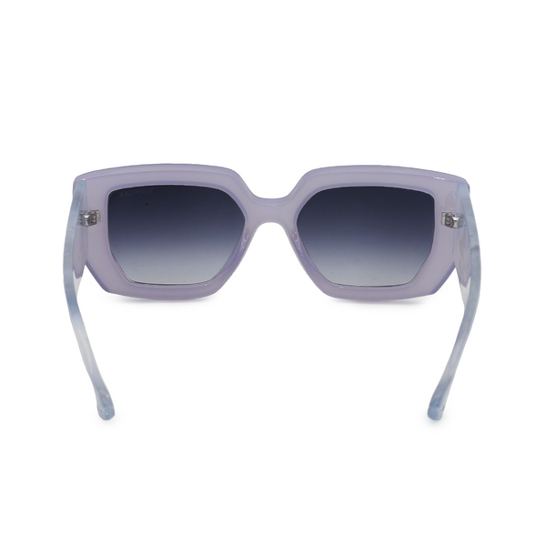 TopFoxx - Oversized Purple Sunglasses - Incognito Sunnies - Back Profile