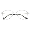 Round Prescription Glasses for Women - Jane Silver - TopFoxx