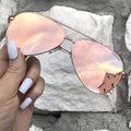 Topfoxx Sunglasses Amelia Aviators Rose Gold