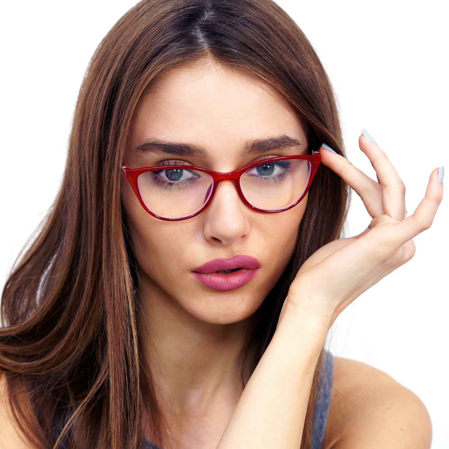 600 × 600px  TopFoxx - Juliet - Red Blue Light Blockers for Glasses for Women - Model 2