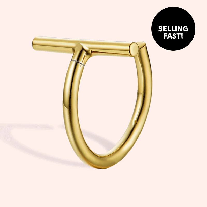 Charisma Lip Ring - Gold