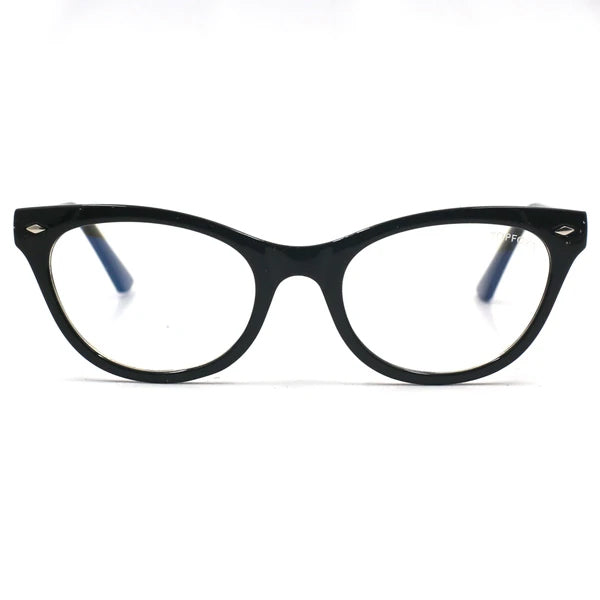 Cat Eye Anti Blue Light Glasses for Women - Stephanie Black  - TopFoxx