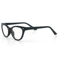 Prescription Cat Eye Glasses For Women - Stehpanie Black - Side Details - TopFoxx