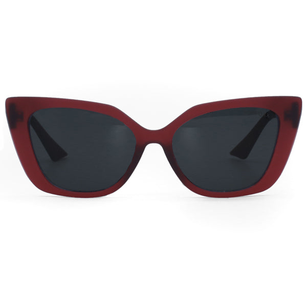 TopFoxx - Sophia Ruby - Oversized Cat Eye Sunglasses for Women