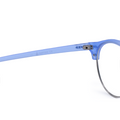 TopFoxx - Harper Icy Blue - Round Anti-Blue Light Glasses for Women - Arm Details