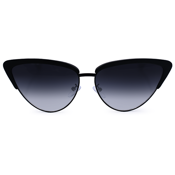 TopFoxx Ava Black Women's Cat Eye Sunglasses