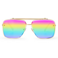 TopFoxx Bella Pride Sunglasses - Pride Oversized Aviators
