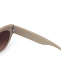 TopFoxx - Elizabeth - Nude Oversized Cat Eye Sunglasses for women - Cat Eye shades for women - Details
